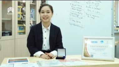 ЕЛБАСЫ МЕДАЛІ" жобасының қола медаль иегері  "Жауап бер" бағдарламасында