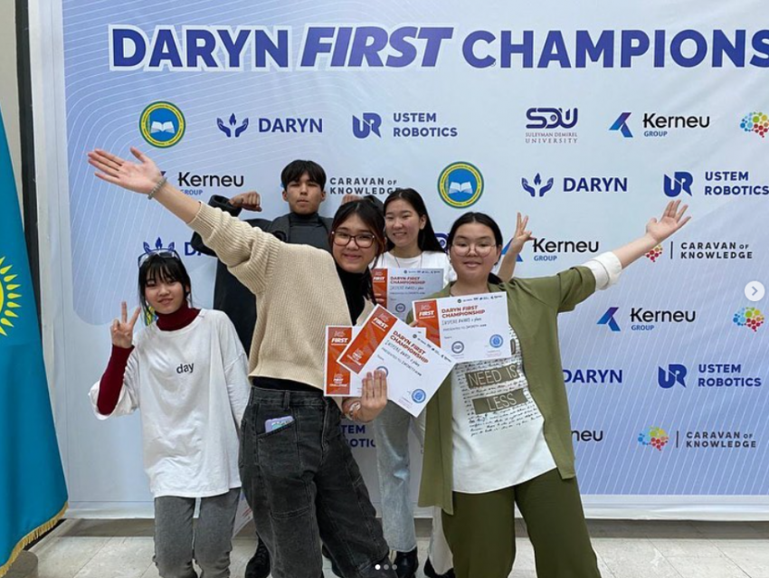 DARYN FIRST CHAPIONSHIP робототехника жарысының жеңімпаздары